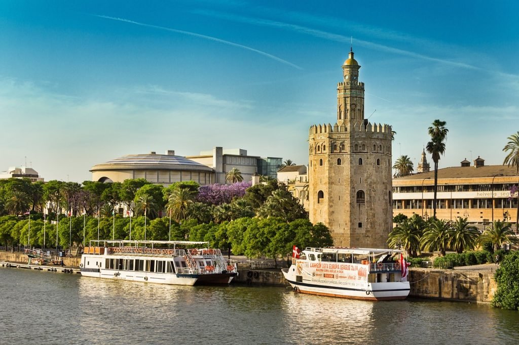 tower of gold, guadalquivir, seville