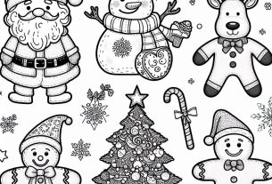 dibujos para colorear de Navidad